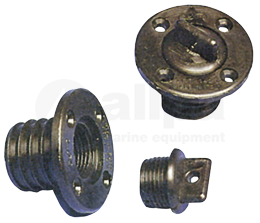 Kunststof Lensstop, met inschroefbare plug Ø25mm, Zwart.