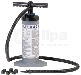 Dubbelwerkende luchtpomp "SUPER" TYPE 6-3 (6L).