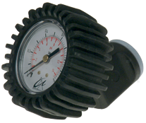 Handmano meter voor rubberboot.