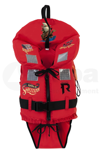 Reddingsvest model "Regatta Soft - Kaptein Sabeltan", Rood.
