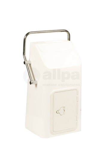 Polyester Console. Stuurstand met RVS beugel.