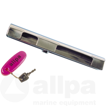 RVS Buitenboordmotorslot.