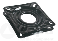 Gelakt stalen draaiplateau zonder lock.