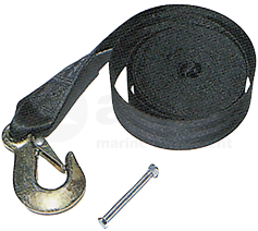 Lierband met Haak, 6000x50mm (breekkracht 2200kg).