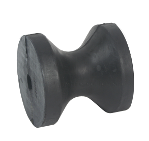 Boegrol, 76xØ76mm, Gatmaat 12mm (gegoten rubber).