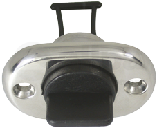 RVS Loosplug met inschroefbare Kunststof plug.