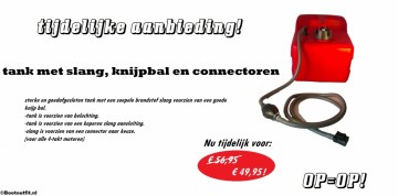 Tank + slang + connector.