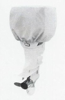 Buitenboordmotor hoes, tot 15 pk.