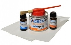 2 Componenten Reparatieset PVC Grijs.