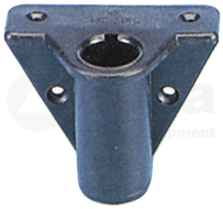 Kunststof Dolpot Haaks, Ø17mm, Zwart.