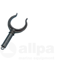 Kunststof Roeidol, Ø51mm, Zwart.