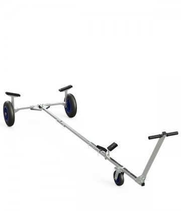 Opvouwbare handtrailer voor rubberboten 0
