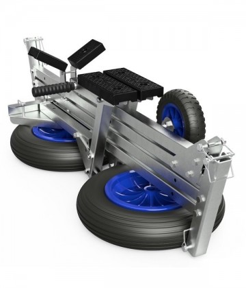 Opvouwbare handtrailer voor rubberboten 2